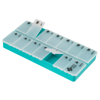 Kasetka tygodniowa na leki na 2 pory dnia 2